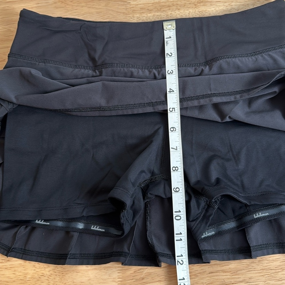 Lululemon Athletica Black pace setter Mini Skirt - Picture 4 of 16